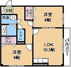 物件の間取り