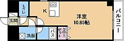エンゼルプラザイースト1 ワンルームの間取図画像