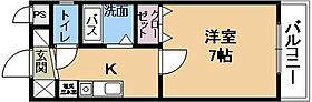 ビューテラスK  ｜ 滋賀県大津市一里山5丁目（賃貸アパート1K・2階・24.00㎡） その2