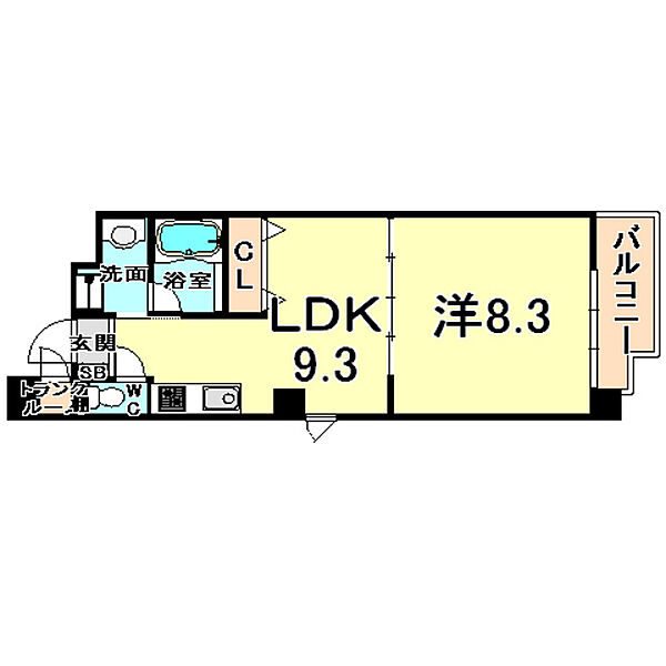 イサダビル ｜兵庫県西宮市西福町(賃貸マンション1LDK・5階・41.53㎡)の写真 その2