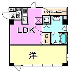 REGULUS　KONAN　YAMATE（レグルス甲南山手） 4階1LDKの間取り
