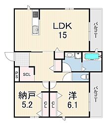 間取図画像 1SLDK