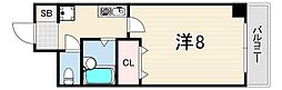 ラポール今津 1Kの間取図画像