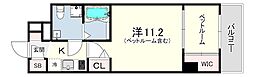 セレニテ甲子園 1DKの間取図画像