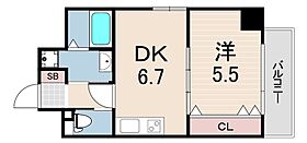 メインステージ甲子園口  ｜ 兵庫県西宮市甲子園口２丁目（賃貸マンション1DK・4階・33.36㎡） その2