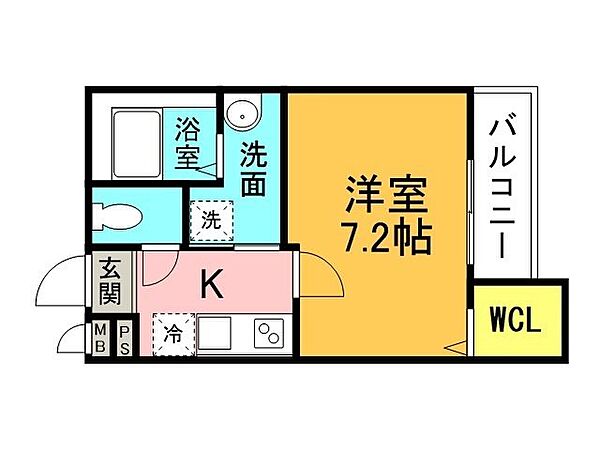 フジパレス甲子園口サウス ｜兵庫県西宮市甲子園口５丁目(賃貸アパート1K・1階・26.58㎡)の写真 その2