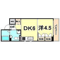 パラシオ夙川名次  ｜ 兵庫県西宮市名次町（賃貸マンション1DK・2階・27.15㎡） その2