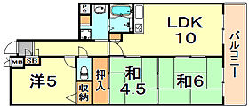 パレスエクセル東灘  ｜ 兵庫県神戸市東灘区本庄町１丁目（賃貸マンション3LDK・11階・59.31㎡） その2