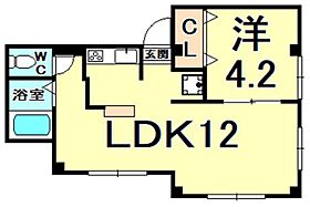 ラルー浜田  ｜ 兵庫県西宮市甲子園浜田町（賃貸マンション1LDK・1階・34.00㎡） その2