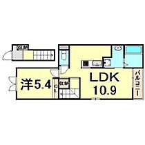 ヒルサイドウエガハラ  ｜ 兵庫県西宮市上ケ原四番町（賃貸アパート1LDK・2階・41.27㎡） その2