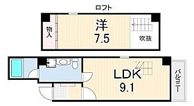 シーマーク芦屋  ｜ 兵庫県芦屋市南宮町（賃貸マンション1LDK・4階・34.00㎡） その2