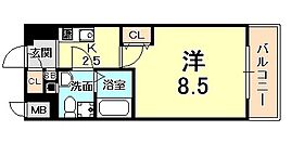 S-FORT西宮  ｜ 兵庫県西宮市戸田町（賃貸マンション1K・7階・24.20㎡） その2