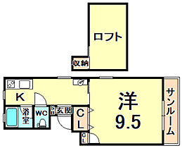 ドミール甲子園5  ｜ 兵庫県西宮市甲子園口６丁目（賃貸マンション1K・3階・30.00㎡） その2