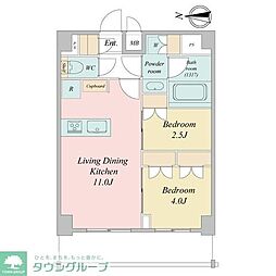 LIME RESIDENCE KAWAGUCHI EAST 2LDKの間取図画像