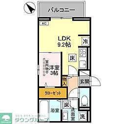 間取図画像 1LDK