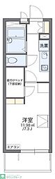 レオパレスラウンドTN 1Kの間取図画像