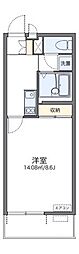 レオネクストマーレ戸田公園 1Kの間取図画像
