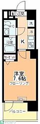 アルファコート西川口-19 1Kの間取図画像