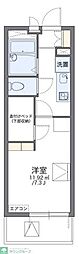 レオパレスブリエスト 1Kの間取図画像