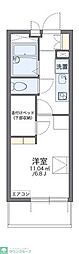 レオパレスアプロス 1Kの間取図画像