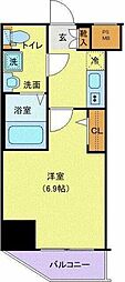 AZEST西川口 1Kの間取図画像