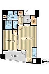 KDX川口幸町レジデンス 1LDKの間取図画像