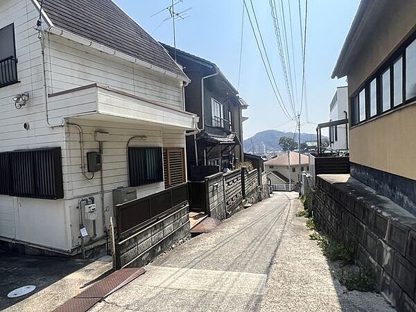 Beautiful mountainous landscape with colorful sky