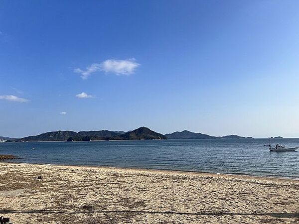 Beautiful mountainous landscape with colorful sky