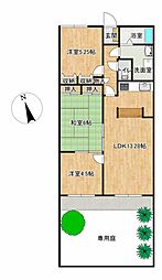 丸美ロイヤル久保田 3LDKの間取図画像