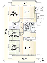 間取図画像 3LDK