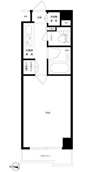 ルーブル豊島千川 ｜東京都豊島区高松3丁目(賃貸マンション1K・3階・20.44㎡)の写真 その2