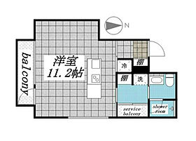 LigereGrace祐天寺 401 ｜ 東京都目黒区中町2丁目9-1（賃貸マンション1R・5階・27.18㎡） その2