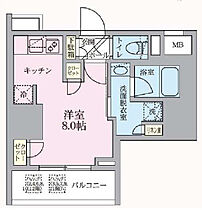 ARKMARK浅草 504 ｜ 東京都台東区千束2丁目6-6（賃貸マンション1R・5階・25.48㎡） その2