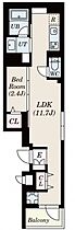 グランデュオ柿の木坂  ｜ 東京都目黒区柿の木坂1丁目（賃貸マンション1LDK・1階・35.75㎡） その2