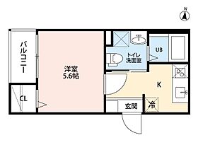 愛知県名古屋市熱田区切戸町３丁目（賃貸アパート1K・2階・21.62㎡） その2