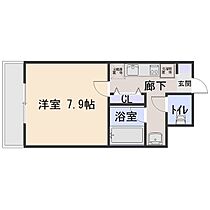 愛知県名古屋市中川区南脇町２丁目（賃貸マンション1K・2階・25.19㎡） その2