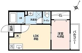 愛知県名古屋市北区新堀町（賃貸アパート1LDK・3階・32.31㎡） その2