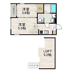 ハーモニーテラス切戸町III 2階