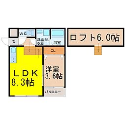 間取図画像 1SLDK