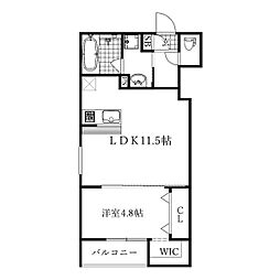 Ciel(シエル) 1LDKの間取図画像