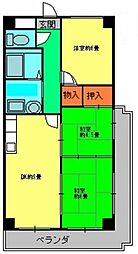 レジディア日比野 3LDKの間取図画像