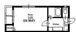 シャトー道徳 2階/203
