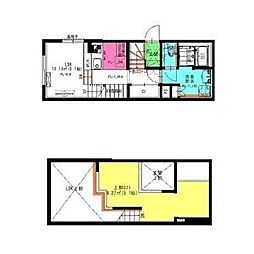 スコッツデール ワンルームの間取図画像