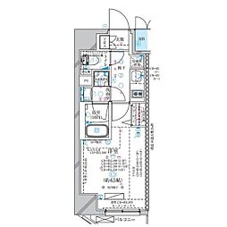 ディアレイシャス大須観音3 1Kの間取図画像