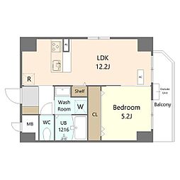 THE RESIDENCE SHINSAKAE 6階