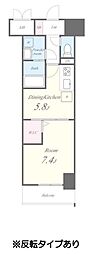 GRANPARKTOWER 1DKの間取図画像