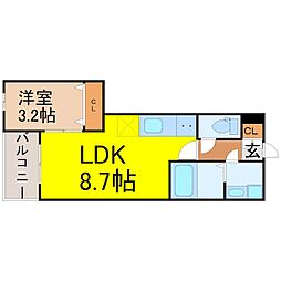 ジーメゾン名古屋道徳エルシア 3階/302