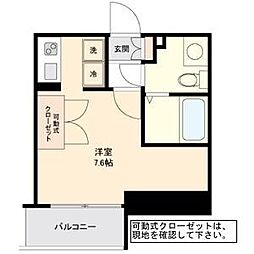 ライブコート丸の内 ワンルームの間取図画像