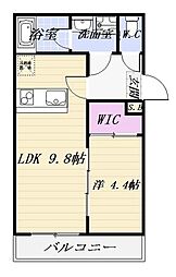 FAMILYSTAGE高畑 1LDKの間取図画像