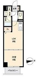 HF名駅北レジデンスEAST 1LDKの間取図画像